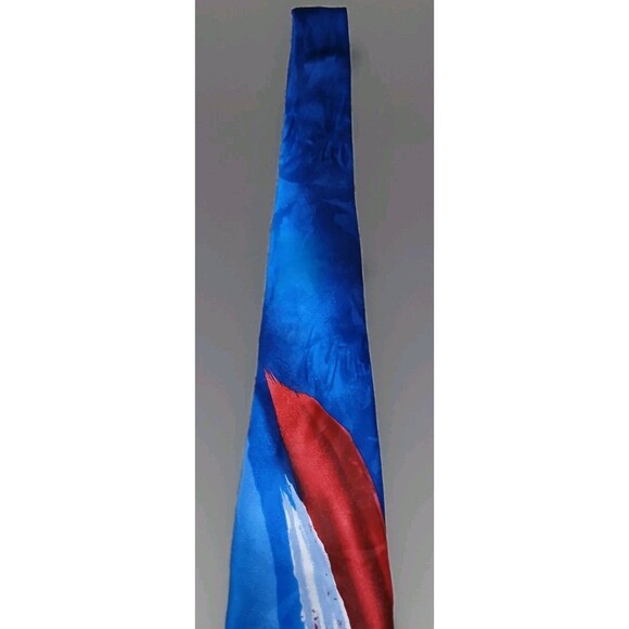 Jerry Garcia Patriotic Silk Tie Urban Cat Ghost Collection 61 USA Stars Stripes - Picture 8 of 10